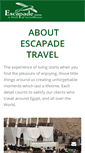 Mobile Screenshot of escapadetravel.com.eg